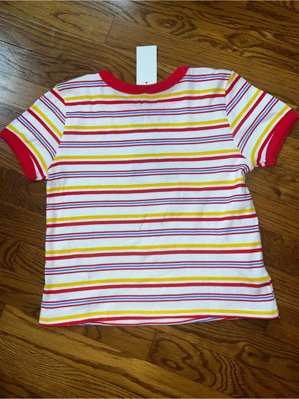 Rainbow Brite Girls Striped T- Shirt - XL - NWT
